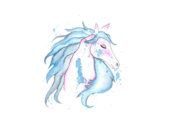 A Blue Unicorn: A Versatile Graphic for Premium Branding