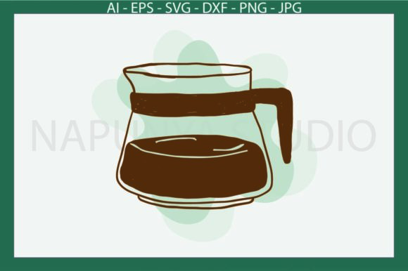 A Crafter's Review of Coffee Pot Watercolor Graphics