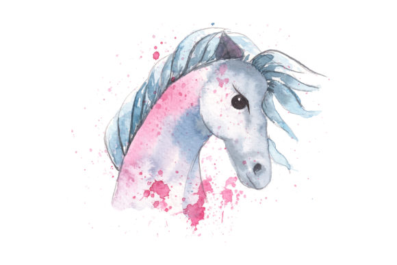 A Designer's Look at the Pink Unicorn Watercolor Portrait