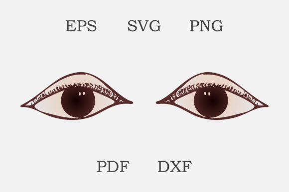 A Designer's Take on Watercolor Eye Graphics for Commercial Use