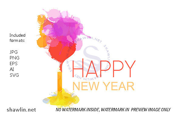 A Digital Seller’s Review of a New Year Champagne Graphic