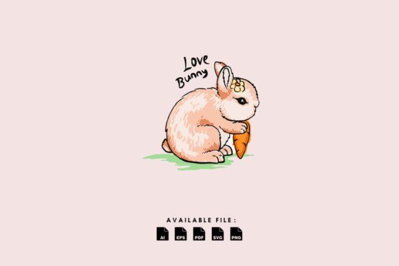 A Gentle Watercolor Bunny for Heartfelt Branding Projects