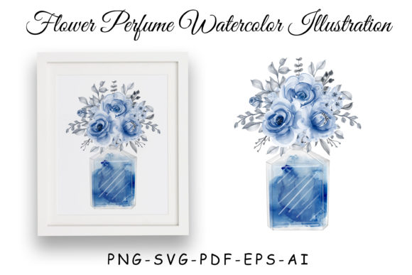 A Graphic Designer's Review of the Perfume Flower Bouquet Watercolor Illustration