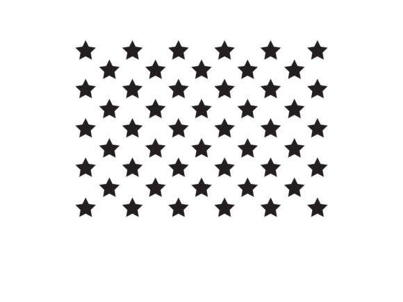 A Graphic Designer's Take on the USA 50 Stars Union SVG