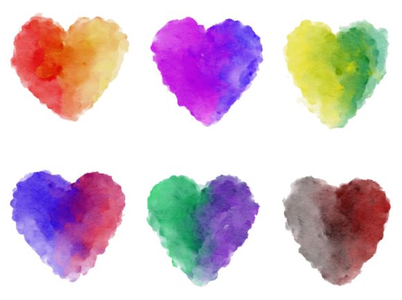 A Heart-Watercolor Design for Small Business Identity