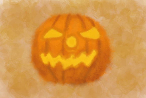 A Watercolor Pumpkin Illustration for Seasonal Graphics
