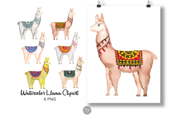 Llama Watercolor Clipart: A Graphic Designer's Assessment