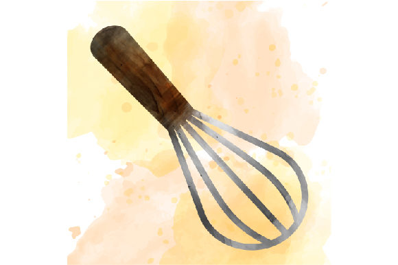 Whisk Watercolor: A Crafts-Friendly Kitchen Asset